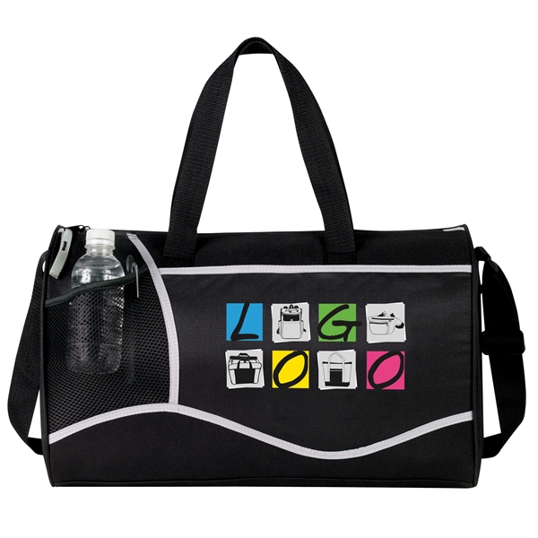 Sport duffel bag. Made of poly 600 denier and 300 denier... from ASI 46420 Continental Mkting Svc Inc / CMBags