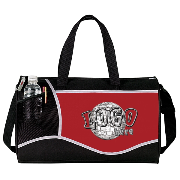 Sport duffel bag. Made of poly 600 denier and 300 denier... from ASI 46420 Continental Mkting Svc Inc / CMBags
