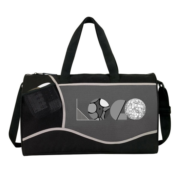 Sport duffel bag. Made of poly 600 denier and 300 denier... from ASI 46420 Continental Mkting Svc Inc / CMBags