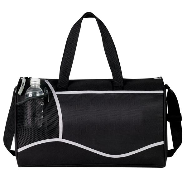 Sport duffel bag. Made of poly 600 denier and 300 denier... from ASI 46420 Continental Mkting Svc Inc / CMBags