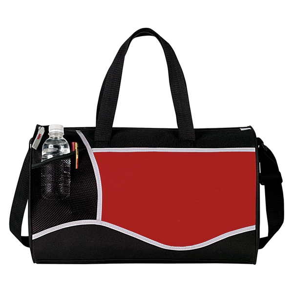 Sport duffel bag. Made of poly 600 denier and 300 denier... from ASI 46420 Continental Mkting Svc Inc / CMBags