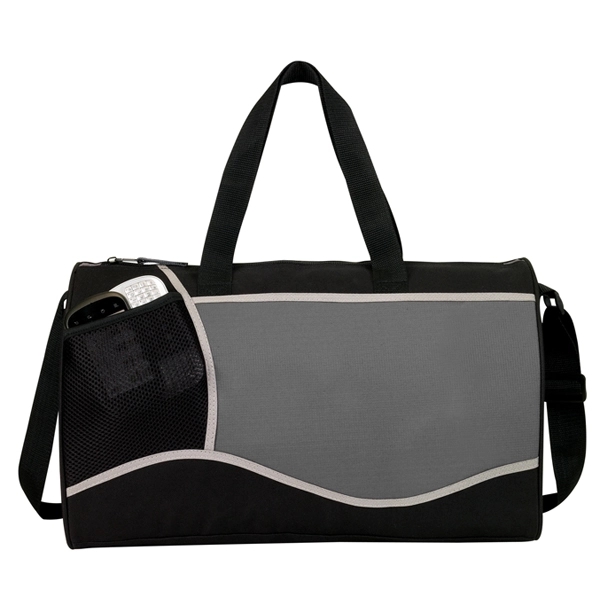 Sport duffel bag. Made of poly 600 denier and 300 denier... from ASI 46420 Continental Mkting Svc Inc / CMBags