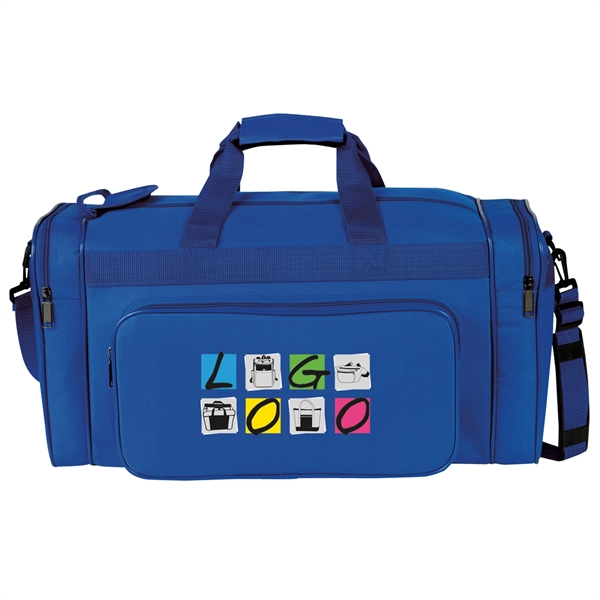 Bag made of poly 600 denier and measuring 21"x 10.25" x... from ASI 46420 Continental Mkting Svc Inc / CMBags