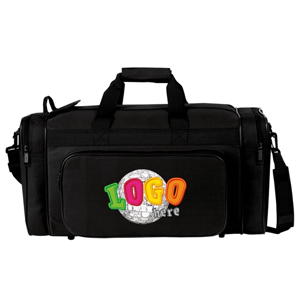 Bag made of poly 600 denier and measuring 21"x 10.25" x... from ASI 46420 Continental Mkting Svc Inc / CMBags