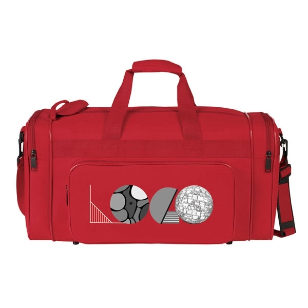 Bag made of poly 600 denier and measuring 21"x 10.25" x... from ASI 46420 Continental Mkting Svc Inc / CMBags