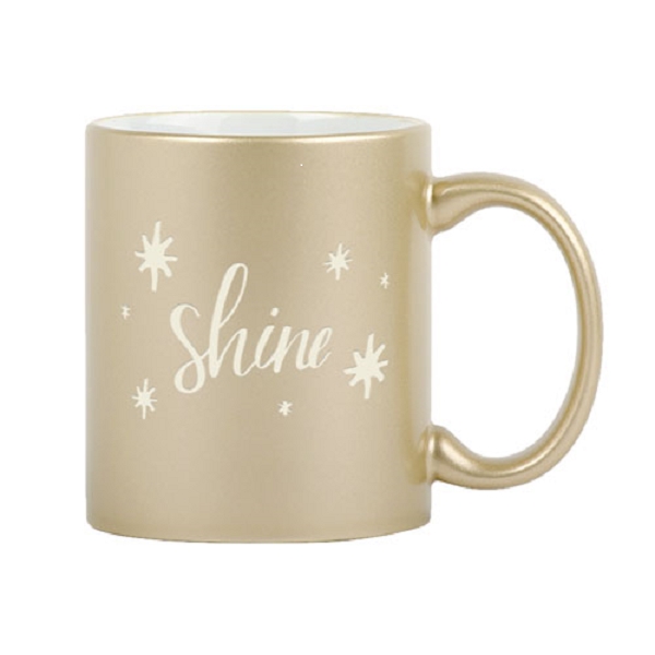 4.75" x 3.75" x 3.25" ceramic mug with metallic finish and... from ASI 74710 Numo / NUMO