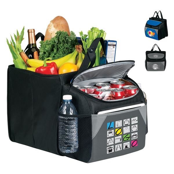 12-pack cooler that holds up to 16 cans within a heavily... from ASI 46420 Continental Mkting Svc Inc / CMBags