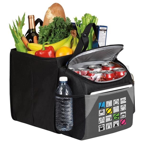 12-pack cooler that holds up to 16 cans within a heavily... from ASI 46420 Continental Mkting Svc Inc / CMBags