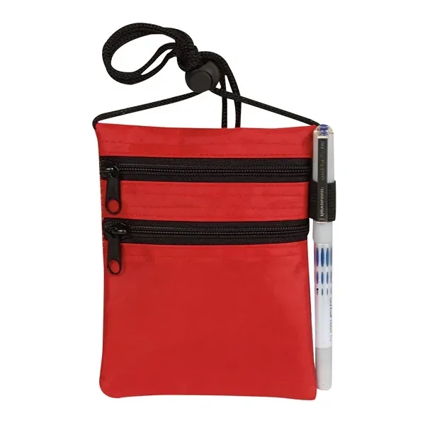 Wallet measures 4.25" x 5.5" and features a neck strap with... from ASI 46420 Continental Mkting Svc Inc / CMBags