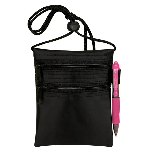Wallet measures 4.25" x 5.5" and features a neck strap with... from ASI 46420 Continental Mkting Svc Inc / CMBags