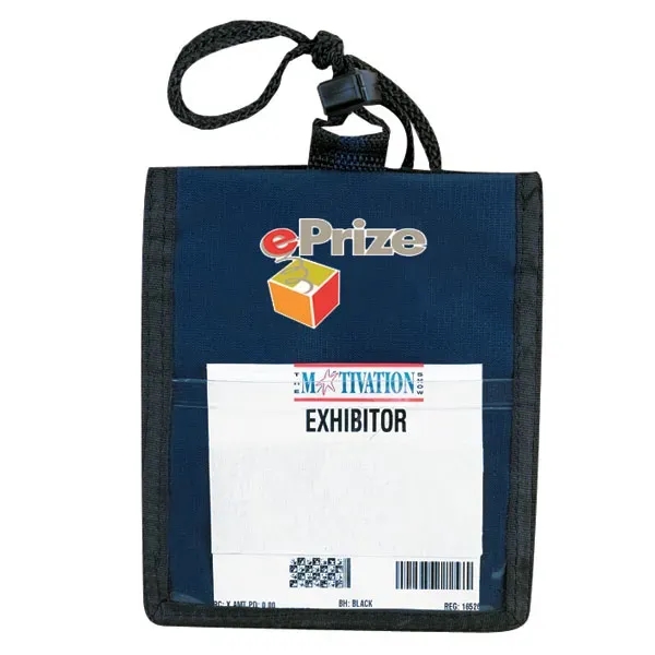 Travel neck wallet. Made of poly 300 denier ripstop Spot Clean... from ASI 46420 Continental Mkting Svc Inc / CMBags