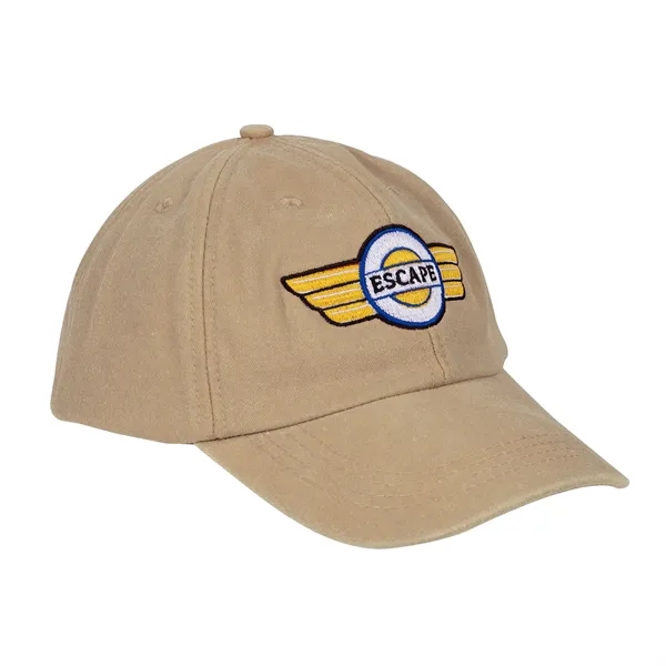 100% cotton washed-look cotton six-panel ball cap with polyester mesh inside... from ASI 62088 IDProductsource