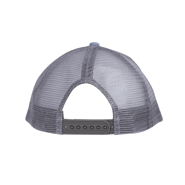 70/30 cotton and polyester six-panel buckram vintage trucker-style hat with nylon... from ASI 62088 IDProductsource