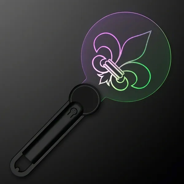 Fleur de Lis Mardi Gras LED Light Wand; Blank and Imprinted... from ASI 34194 ALightPromos