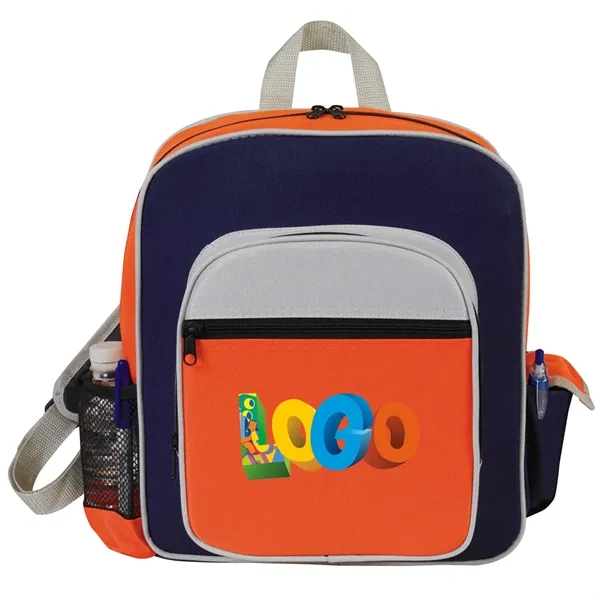 Backpack made of poly 600 denier and measuring 11" x 12.5"... from ASI 46420 Continental Mkting Svc Inc / CMBags