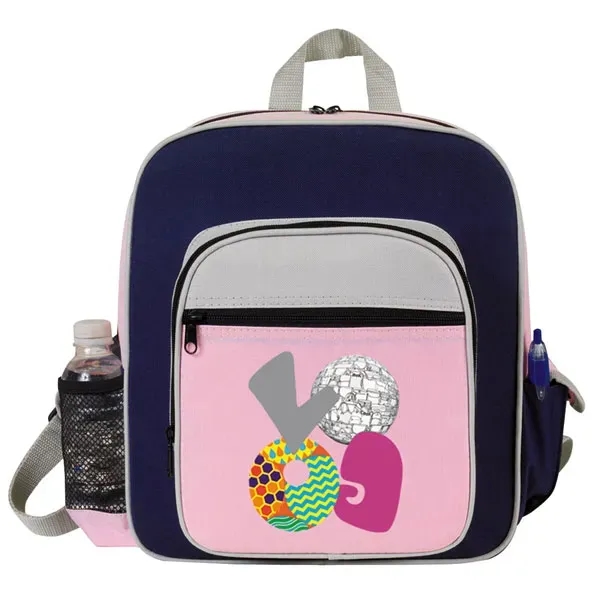 Backpack made of poly 600 denier and measuring 11" x 12.5"... from ASI 46420 Continental Mkting Svc Inc / CMBags