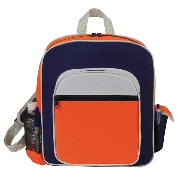 Backpack made of poly 600 denier and measuring 11" x 12.5"... from ASI 46420 Continental Mkting Svc Inc / CMBags
