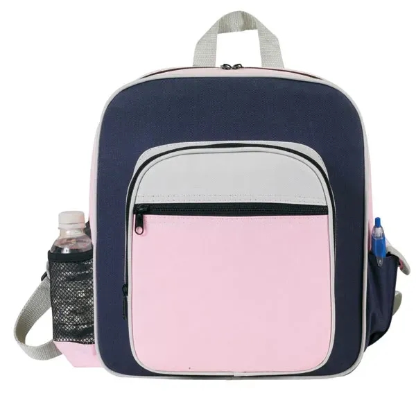 Backpack made of poly 600 denier and measuring 11" x 12.5"... from ASI 46420 Continental Mkting Svc Inc / CMBags