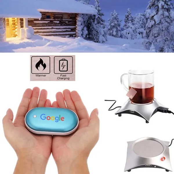 This Hand Warmer + 5200mAh Power Bank Charger + Cup Warm... from ASI 79909 Promotek