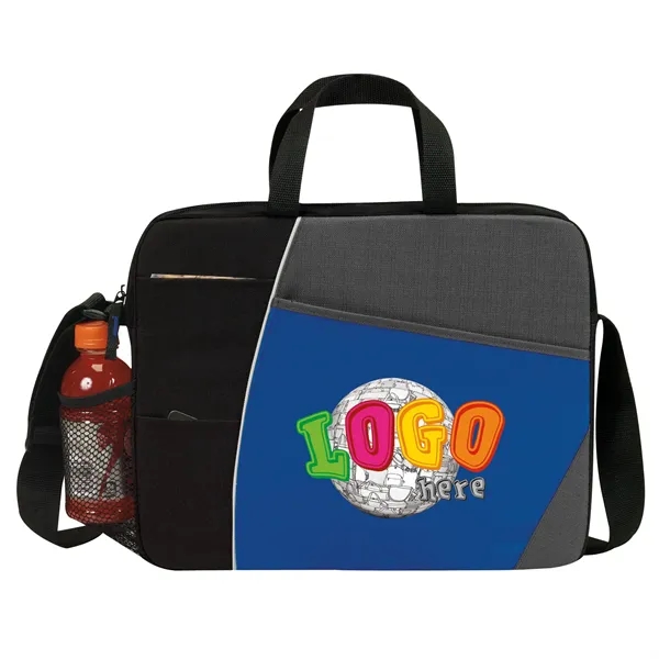 Brief made of poly 600 denier and linen features carry handles,... from ASI 46420 Continental Mkting Svc Inc / CMBags