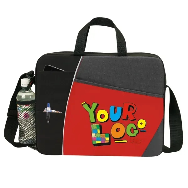 Brief made of poly 600 denier and linen features carry handles,... from ASI 46420 Continental Mkting Svc Inc / CMBags