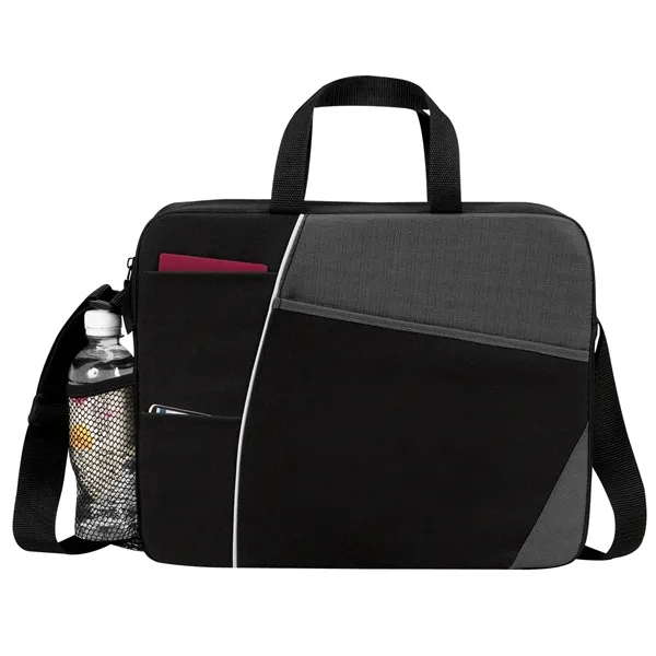 Brief made of poly 600 denier and linen features carry handles,... from ASI 46420 Continental Mkting Svc Inc / CMBags