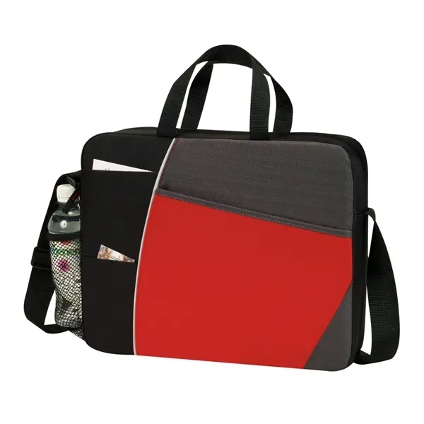 Brief made of poly 600 denier and linen features carry handles,... from ASI 46420 Continental Mkting Svc Inc / CMBags