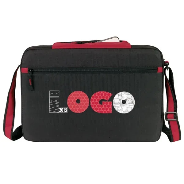 Zippered main compartment under flap for laptop (fits most 15.6'' screen)... from ASI 46420 Continental Mkting Svc Inc / CMBags