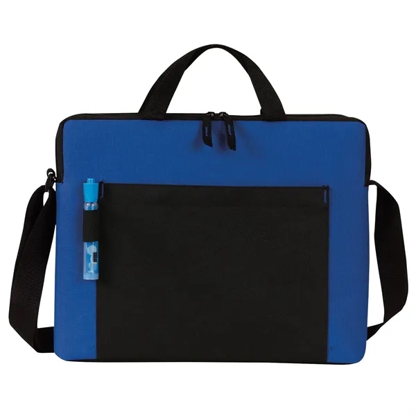 Briefcase with a fully padded zippered compartment for a 15.6" laptop.... from ASI 46420 Continental Mkting Svc Inc / CMBags