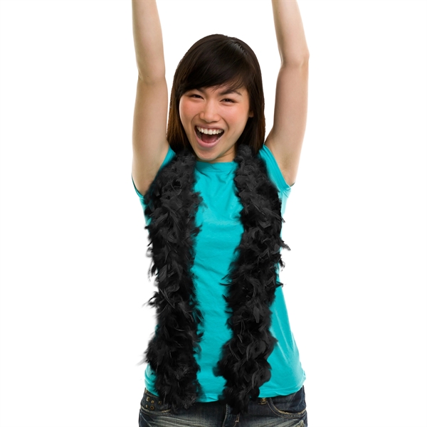 6' long adult-sized feather boa in assorted bright colors.... from ASI 42016 Brighter Promotions Inc