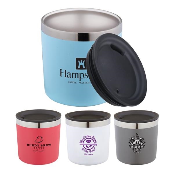 Tall 10 oz Insulated Stainless Steel Tumbler with lid.... from ASI 46755 Cosmo Promos