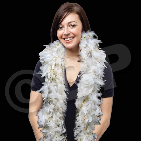 6' long adult-sized feather boa in assorted bright colors.... from ASI 42016 Brighter Promotions Inc