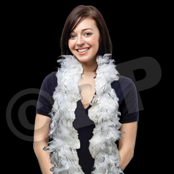6' long adult-sized feather boa in assorted bright colors.... from ASI 42016 Brighter Promotions Inc