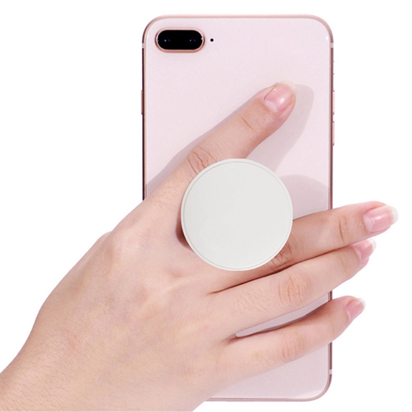 1.69" x 0.98" round ABS plastic flip-up round phone grip and... from ASI 37218 Athena Promo (tm)