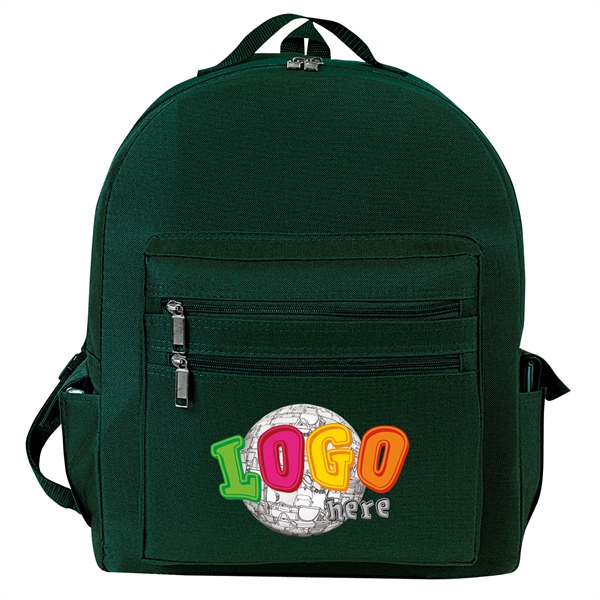 Backpack made of poly 600 denier and measuring 13" x 16"... from ASI 46420 Continental Mkting Svc Inc / CMBags