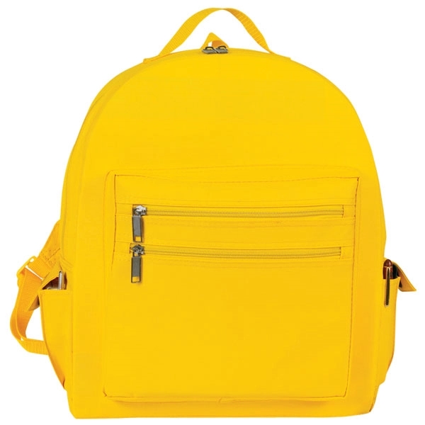 Backpack made of poly 600 denier and measuring 13" x 16"... from ASI 46420 Continental Mkting Svc Inc / CMBags