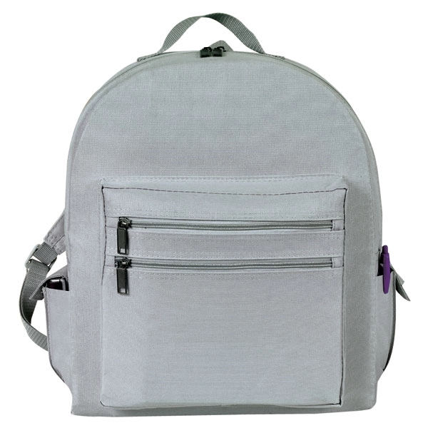 Backpack made of poly 600 denier and measuring 13" x 16"... from ASI 46420 Continental Mkting Svc Inc / CMBags