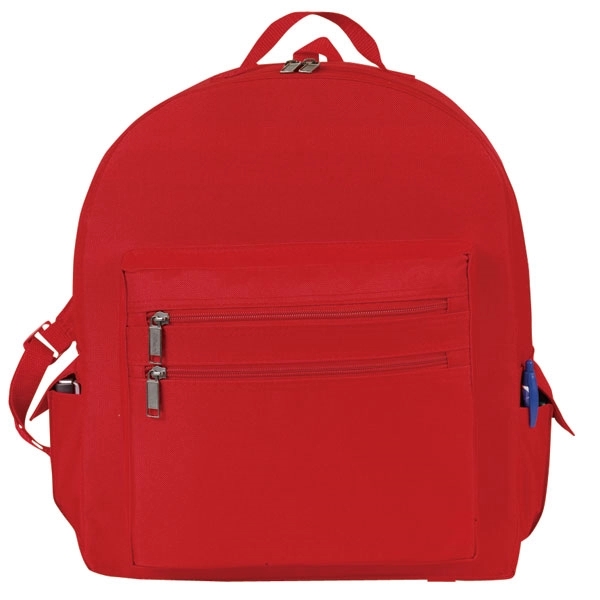 Backpack made of poly 600 denier and measuring 13" x 16"... from ASI 46420 Continental Mkting Svc Inc / CMBags