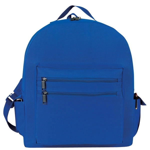 Backpack made of poly 600 denier and measuring 13" x 16"... from ASI 46420 Continental Mkting Svc Inc / CMBags