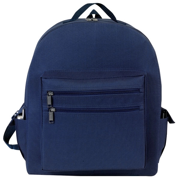 Backpack made of poly 600 denier and measuring 13" x 16"... from ASI 46420 Continental Mkting Svc Inc / CMBags