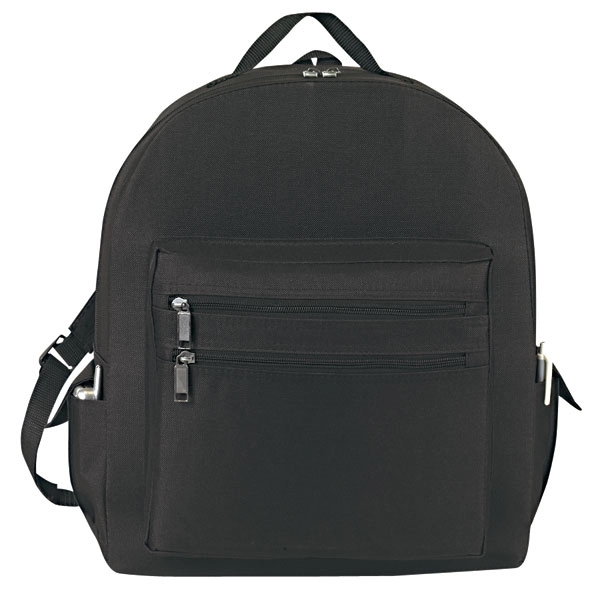 Backpack made of poly 600 denier and measuring 13" x 16"... from ASI 46420 Continental Mkting Svc Inc / CMBags