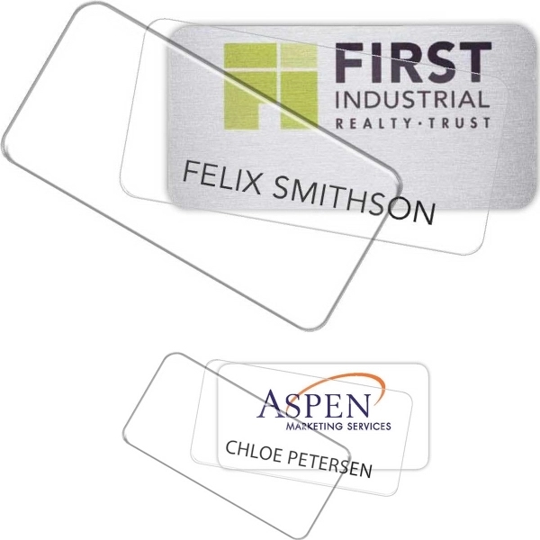 Reusable name tag, 1" x 3".... from ASI 61966 HPG / Beacon Promotions HPG Gold