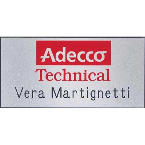 Popular name badge tab that displays your full color logo and... from ASI 61966 HPG / Beacon Promotions HPG Gold