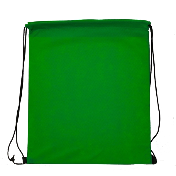 Lightweight non-woven drawstring backpack, perfect for events, schools, gyms, and giveaways.... from ASI 67075 Leprechaun Promotions, LLC