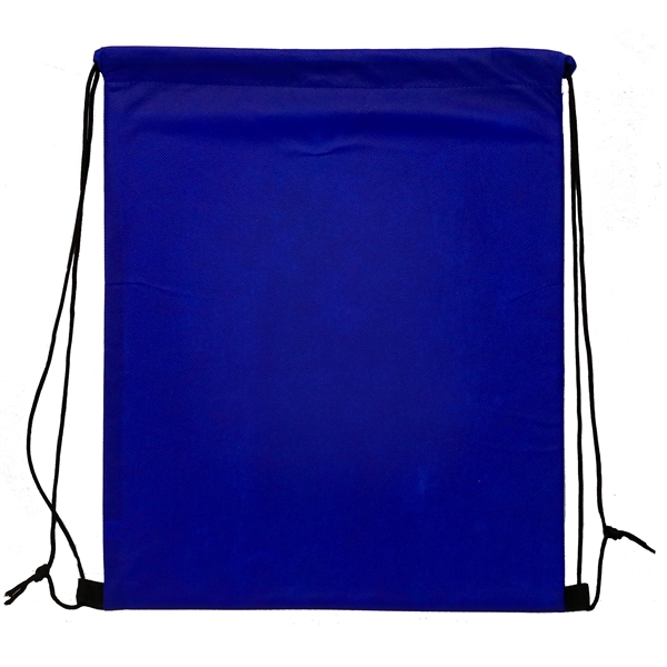 Lightweight non-woven drawstring backpack, perfect for events, schools, gyms, and giveaways.... from ASI 67075 Leprechaun Promotions, LLC