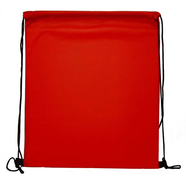 Lightweight non-woven drawstring backpack, perfect for events, schools, gyms, and giveaways.... from ASI 67075 Leprechaun Promotions, LLC