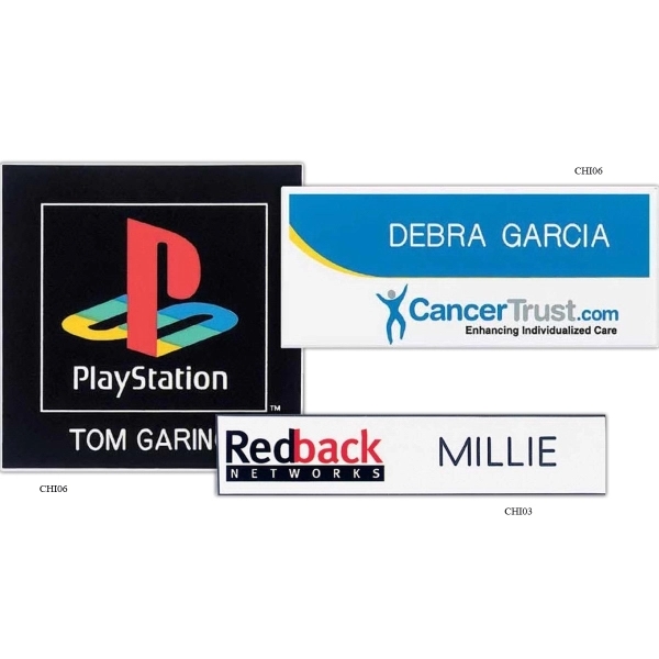 Custom sizing of our most popular badge style that utlizes a... from ASI 61966 HPG / Beacon Promotions HPG Gold