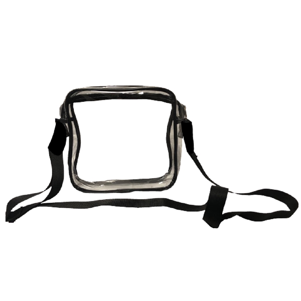 Clear Zippered Cross-Body Bag with Adjustable Strap... from ASI 31977 Adline Industries Inc