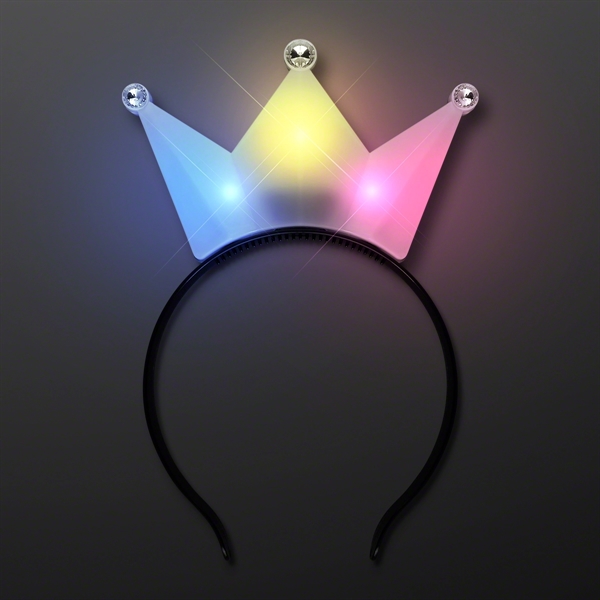 Blank or Imprinted. LED Crown Tiara Headbands, Princess Party Favors... from ASI 34194 ALightPromos