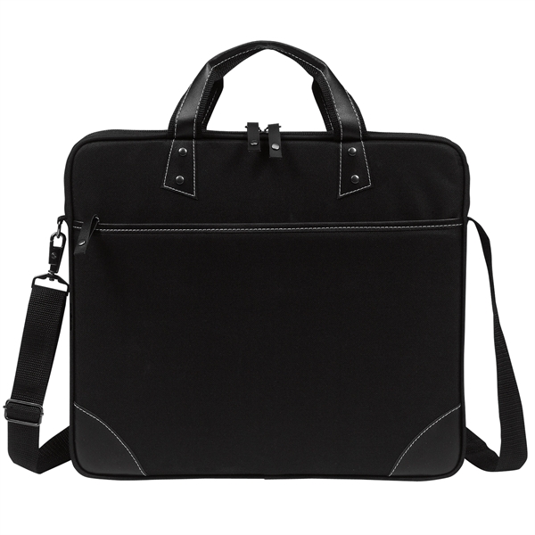 Vintage executive laptop portfolio made of poly 600 denier and heavy... from ASI 46420 Continental Mkting Svc Inc / CMBags